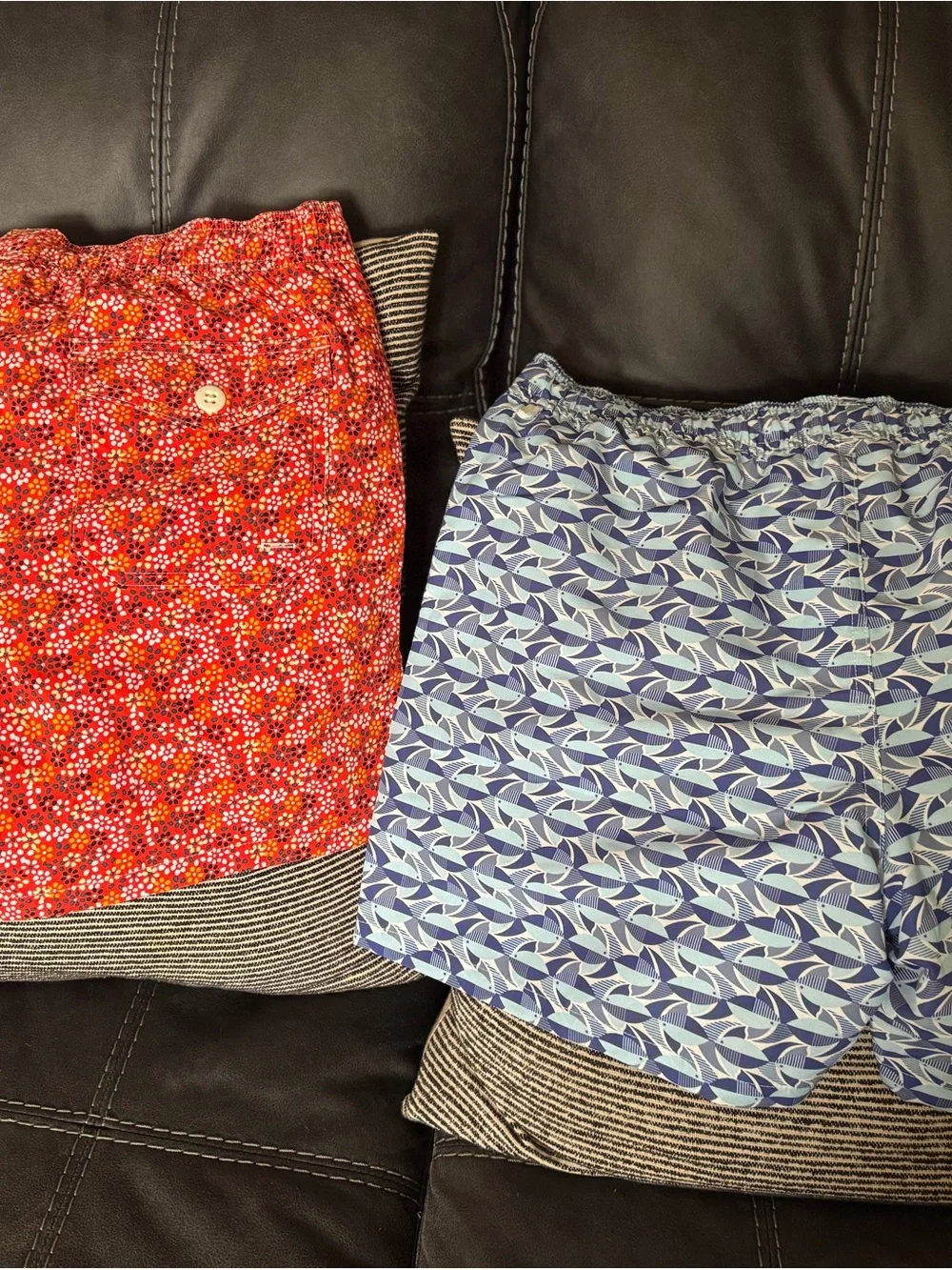 J. Crew Kids Red Floral Drawstring Shorts